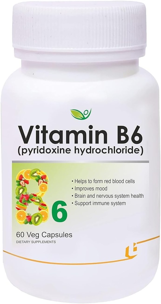 Nutranix BHM vitamín B6 (Pyridoxín hydrochlorid) doplnok 60 Veg kapsuly