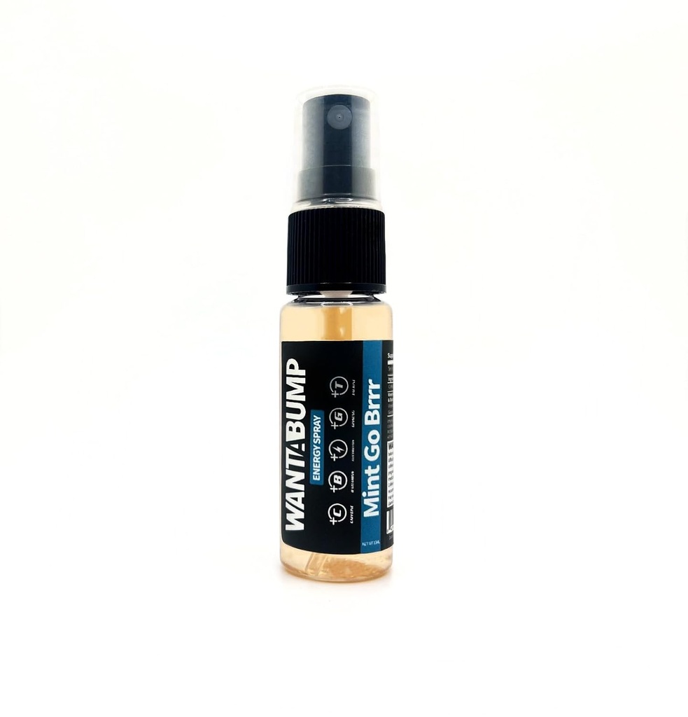 Want A Bump Energy Spray & Dýchací sprej 400mg kofeínu 