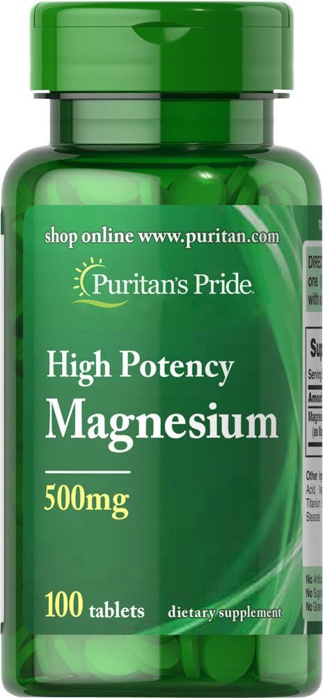 Puritánska pýcha horčík, 500 mg, 100 g
