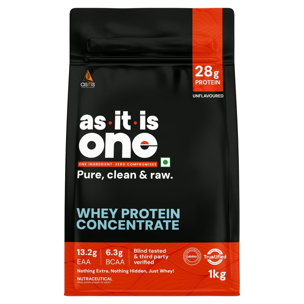 AS-IT-IS Nutrition Srvátkový proteínový koncentrát 80% - 1kg/35.2 Oz Cross-flow Mikrofiltrovaný 