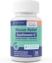 WELMATE - Guaifenesin 1200 mg (35 tabliet) - Mucus Relief - Explorant - Kašeľ & Cold - 12 Hr Support - Extended-Release Bi-Layer Tablets - Over-The-Counter Medication