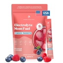 Mamička vie najlepšie mama palivo Electrolyte nápoj Mix pre mamičky, Hydratácia podpora - pre tehotenstvo, prenatálne, elektrolyty + stopové minerály, Laktačné nápoje Mix Supplement (8 počet)