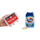 DMI 76-Piece Prvá pomoc Kit a TUMS 12 Počet smoothies Extra sila 750mg uhličitan vápenatý Antacidum Žuvacie tablety Bundle