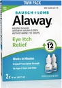 Alway Antihistaminikum, Eye Itch Relief Drops, Twin Pack, 0.34 fl oz Každý