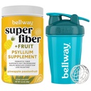 Bellway Super Fiber Powder + ovocie, Ananás musion Fruit Shaker fľaša bublina
