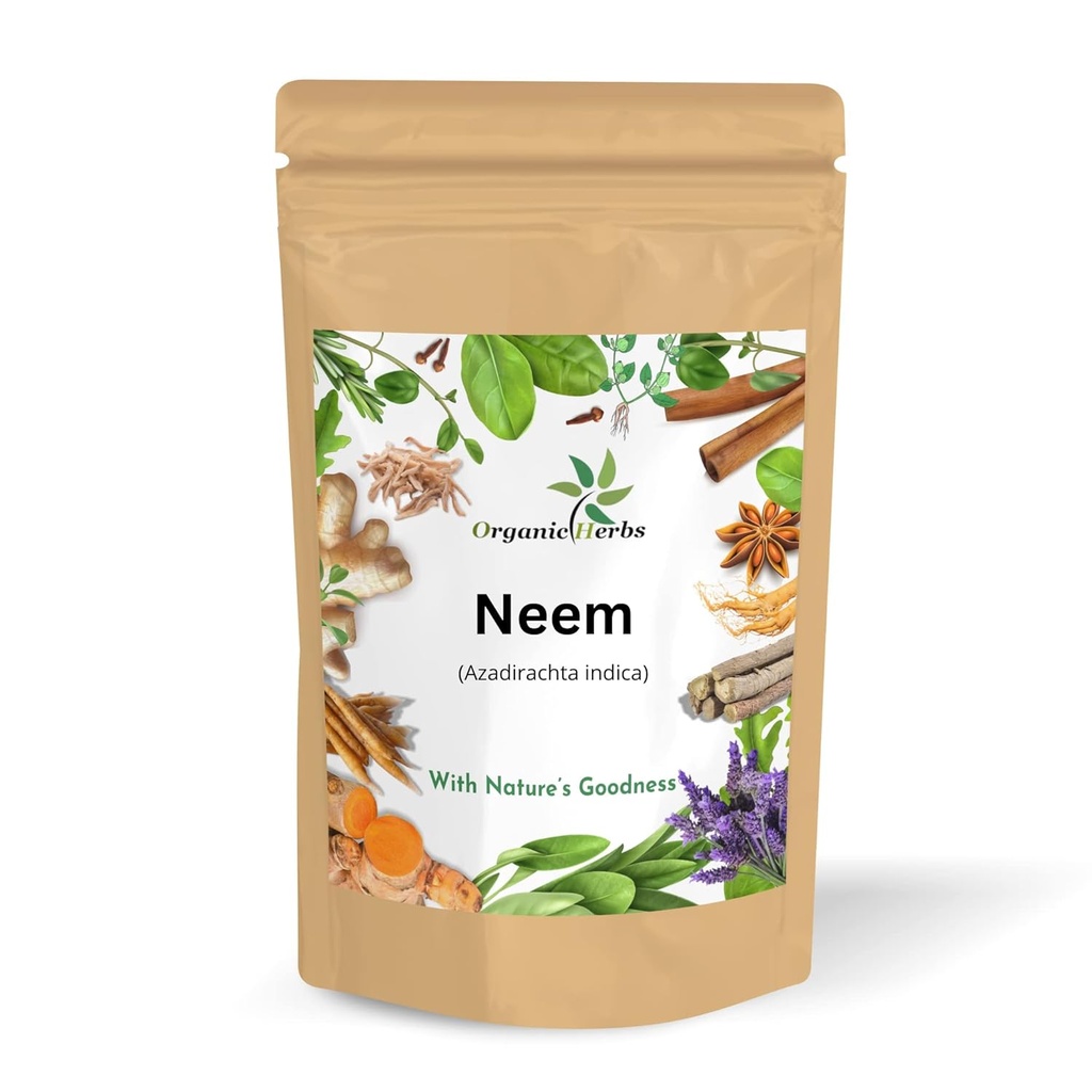 Pure & Natural Neem Leaves Powder For Pimple-free Clear Skin, Silky vlasy a vlasy Čistič. (Neem Leaf Powder 145gm/5Oz)