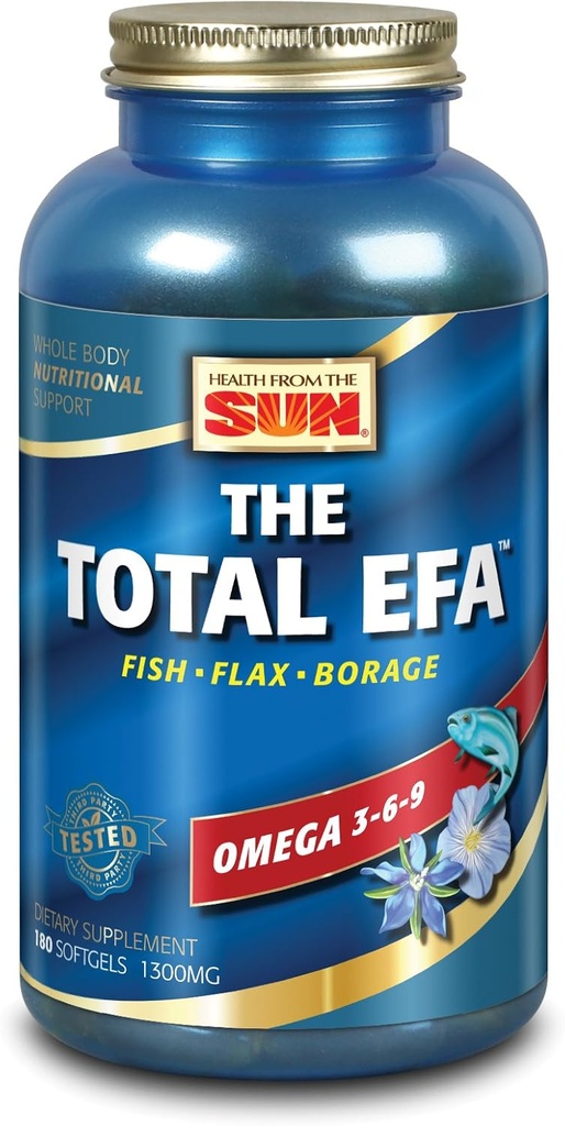 Zdravie od Slnka Total EFA, 180 Softgels