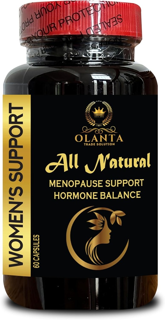 Podpora menopauzy pre ženy - Menopauza a Perimenopauza Doplnky pre ženy, Horúce riasy, nočné potenie, Imunitná zdravotná podpora, Trans-resveratrol - 1 fľaša 60 kapsúl