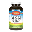 Carlson - M-S-M Sulfur, 1000 mg - Superior Biodostupnosť, Spoločná funkcia, Podpora spojivových tkanív a zdravá koža, 300 Vegetariánskych kapsúl