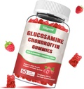 Vylepšený glukozamín Chondroitín Gummies s MSM pre dospelých - Extra-silné spoločné zdravie a flexibilita, Antioxidant a imunitná podpora doplnok, 60 Počet