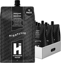 HTWO Nightlyfe Recovery, 16.9oz Premium Hydrogen Infunded Water with Electrolytes, Vitamíny, and Minerals, 12-Pack, Funkčné hydratačné pakety pre obnovu a duševnú jasnosť, bez cukru