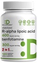 DEAL DOPLNOK R Alpha Lipoic Acid 600mg s Benfotiamínom 300mg Per Serving, 120 Veggie Capsules 