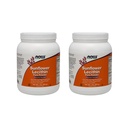 Teraz Foods Now Foods, (2 balenia) Slnečnicový lecitín, čistý prášok, 1 LB (454 g)