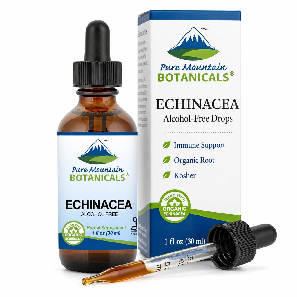 Pure Mountain Botanicals Liquid Echinacea Drops 