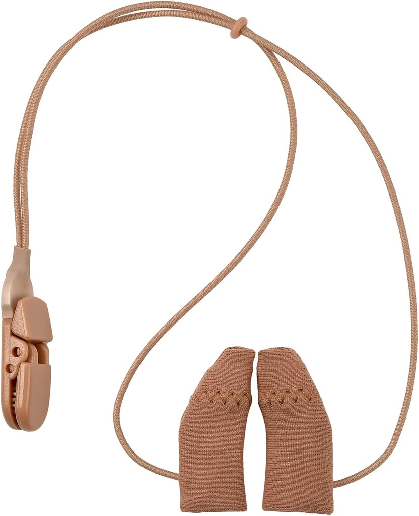 Sluchová pomôcka chrániče a clip - Corded Fabric Cover s Clasp Chráni pred dirt Pot & Vlhkosť Znižuje zvuk vetra a zabraňuje strate patrí najviac (1-inch, 1,25-inch, 2-inch) BTE zariadenia