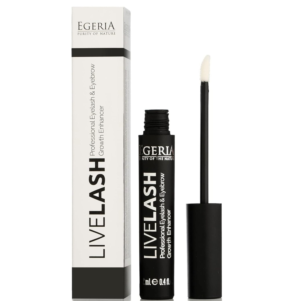 Premium Eyelash Grown Serum and Eyebrow Enhancer by Egeria, Lash boost Serum for longer, Fuller Thicker Lashes & Brows (1 PCS)