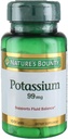 Prírodné Bounty Draslík Glukón 99mg, 100 Caplets (Stock of 4)