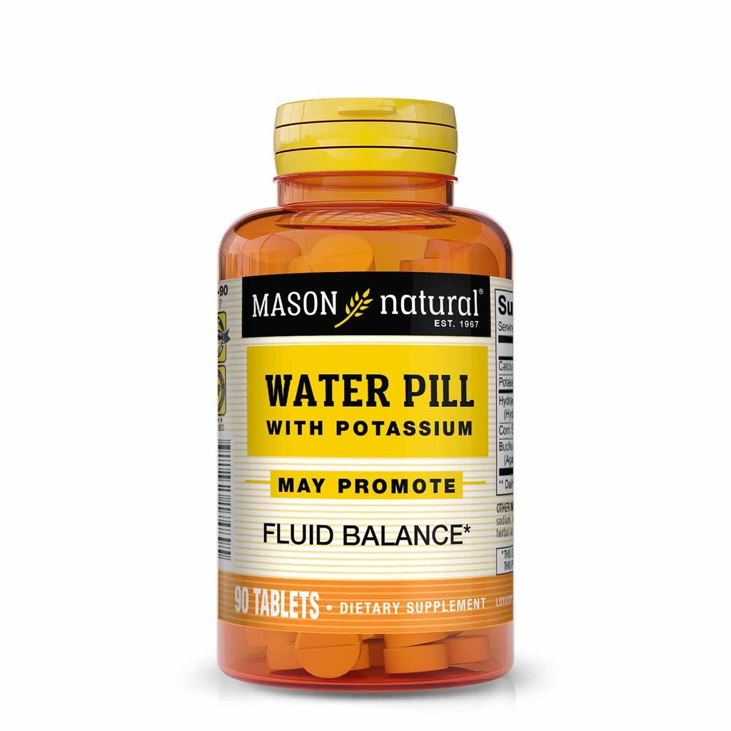 MASON NATURAL bylinné Diuretiká voda Pill s draslíkom