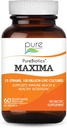 PURE ESSENCE LABS Maxim probiotiká 100 miliárd CFU - Muži a ženy Probiotické doplnok pre lepšiu trávenie - 15 kmeňov pre imunitnú podporu a trávenie zdravie (60 kapsúl)