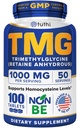 Tuthi TMG Supplement 1000 mg Trimethylglycín Betaine Amino Acid for Cardiovaskulárna podpora a zdravé Homocysteín Levels 