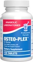 Osteo-Plex Bone Health Supplement for Women - Clinical Formula Bone Strength Supplement with Magnesium Calcium Vitamin D3 & Trace Minerals Complex - Easy to Swallow Gentle Tablets (120 Count)