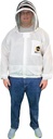 Mann Lake Provent Beekeeping Jacket, Professional Grade Včelí včelí výstroj s vlastnou podporou Veil, Heavy-Duty Zippers, Elastic Wrist Openers, Posilnené high-Wear oblasti a hrudník Pocket, stredné
