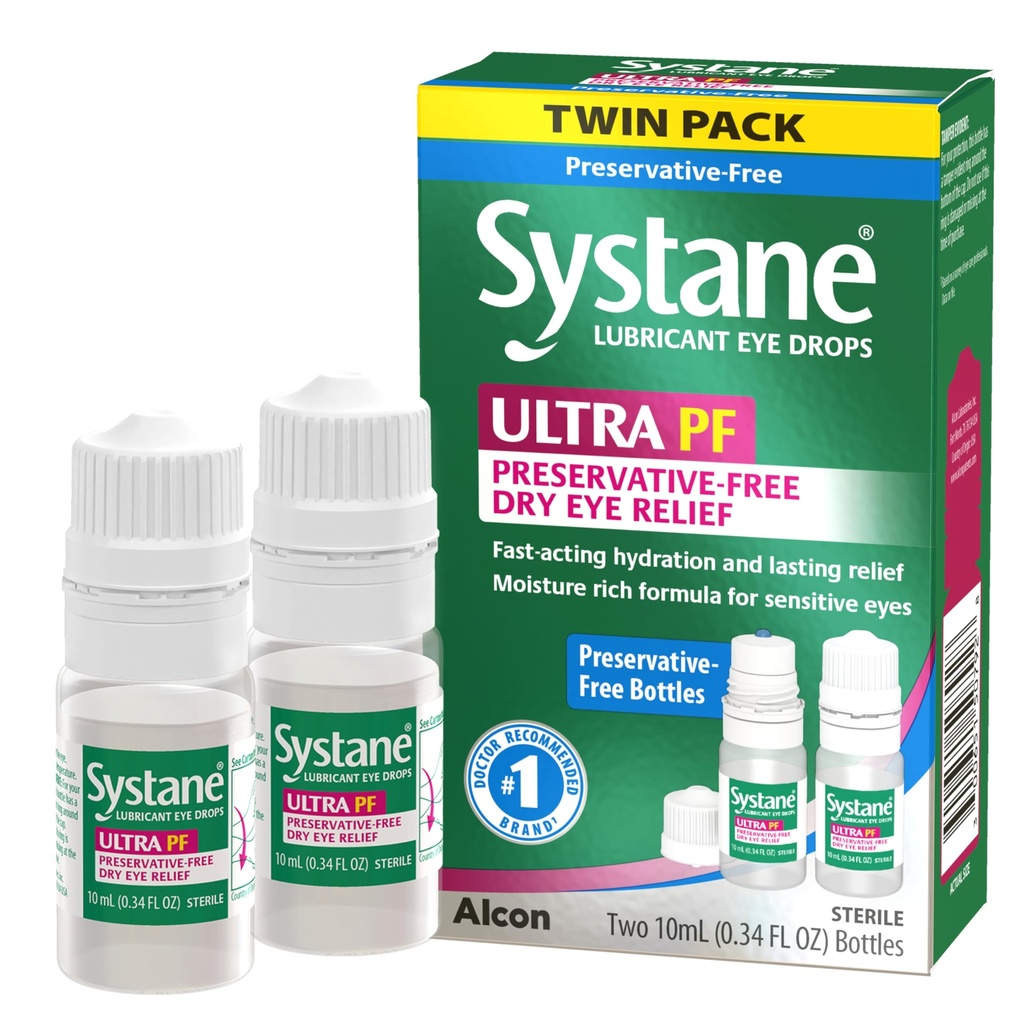 Systane Ultra Multidos Conservative-Free Eye Drops Twin Pack (2x10ml)