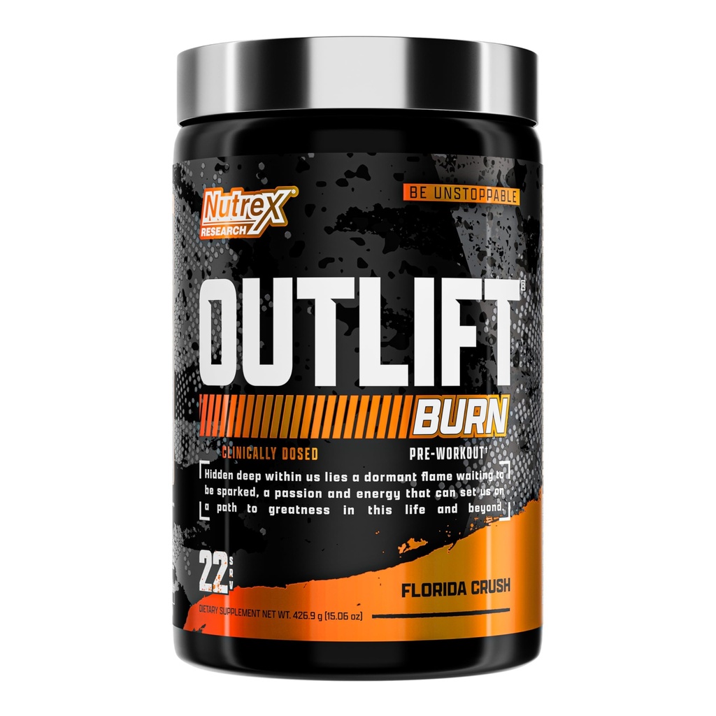 Nutrex Outlift Burn Pre-Workout Doplnky pre energiu, Focus & Endurance 