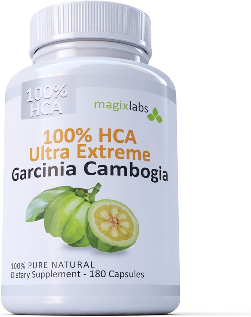 100% HCA Ultra Extreme Garcinia Cambogia Extract 100% Pure All Natural