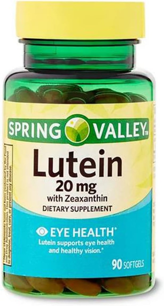 Lutein s Zeaxntin Dietary Supplements, 20 mg, 90 gróf