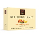 Reflux Gourmet Tropical Soothe Gum Alginate Therapy Sodium Bicarbonate Gum for Acid Reflux, Oral, Cognitive, and Digestive Support, Natural with Ginger, zeler, Aloe, bez cukru, bez lepku, Vegan