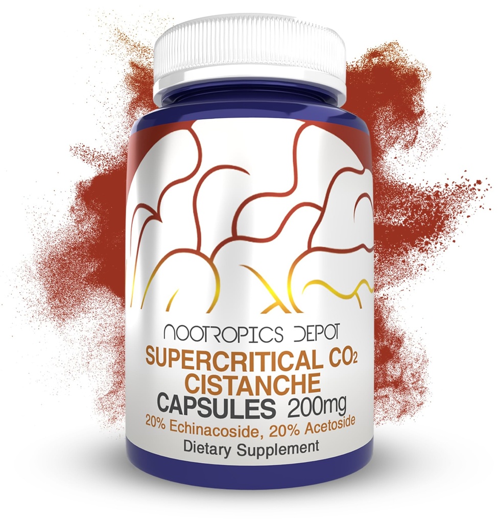 Nootropics Depot Cistanche Superkritické CO2 Extract Kapsule 