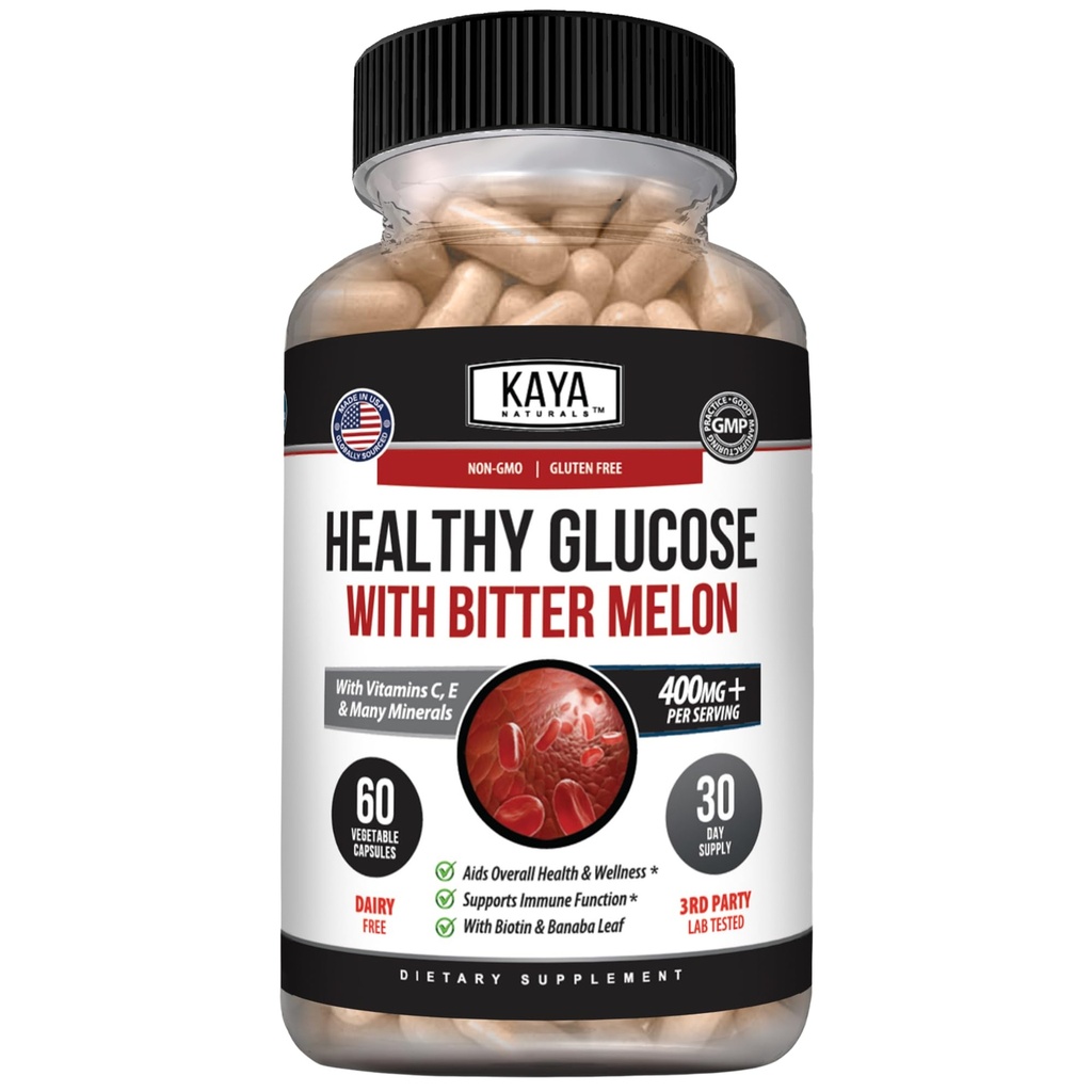 Kaya Naturals Healthy Gluco s Bittermelon doplnok 