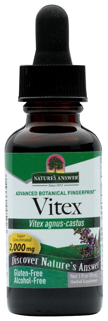 Nature's Answer Alkohol-Free Vitex Berry, 1-Fluid Ounce 