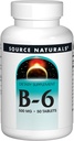 Zdroj Naturals Vitamín B-6, 500 mg Imunitný systém Podpora - 50 tabliet