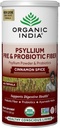 ORGANIC INDIA Psyllium Husk Powder - Pre & Probiotic Fiber Supplement, Organic Psyllium Husk Fiber Supplement with Whole Psyllium Husk, USDA Certified Organic, Vegan, Gluten Free - škorica, 10 Oz