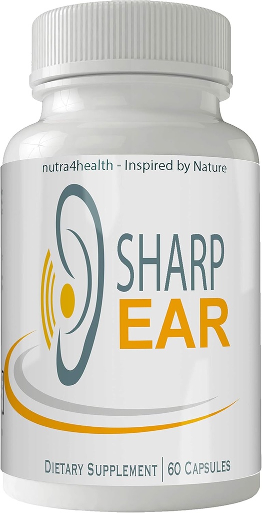 Sharp Ear Complete Tinnitus Relief Supplement, 60 Kapsule, Vlastnícky Blend znížiť zvonenie ucha a podporu Optimálne sluch funkcie a jasnosť
