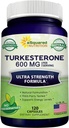 aSquared Nutrition Turkesterone Supplement 600mg - 120 Kapsule - Ajuga Turkestanica Extract Powder - Turkesterone Supplement Complex Pills - Prírodná formulácia