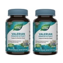 Nature's Way Valerian Premium Extract - 220 mg valeriánskeho extraktu na 2-kapsule Serving - Podpora Restful Sleep* - Non-GMO Project Overené - Bylinné doplnky - Bezlepkové - 90 Kapsule (2 balenia)