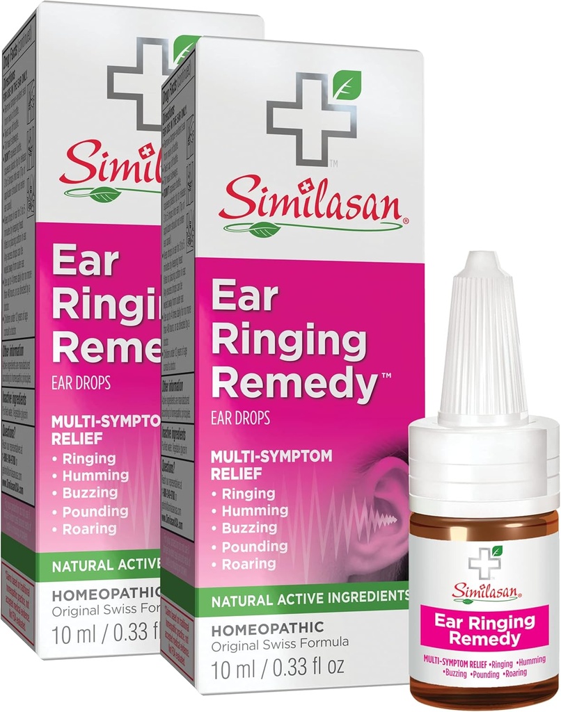 Similasan Ušný prsteň Remedy kvapky, 0,33 Ounce, 2 Počet