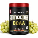 ALMMAX Nutrition AMINOCORE BCAA Powder, 8.18 Grams of Amino Acids, Intra and Post Workout Recovery Drink, Gluten Free, White Grape, 315 g
