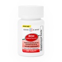 GeriCare Ferrous Sulfate Tablety 325mg, Elemental Železo 65 mg High Potency Železo Supplement 