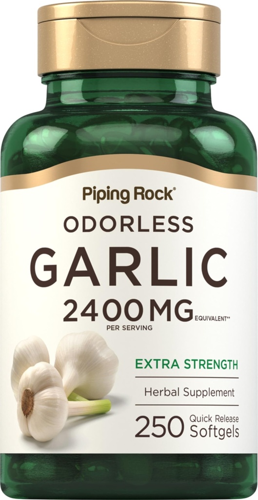 Piping Rock Odorless Cesnak doplnok 2400mg 