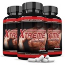 Justifikované laboratóriá (3 balenia Xtreme oxidu dusnatého 5000 Advanced Pánske Heath Formula 60 Kapsule