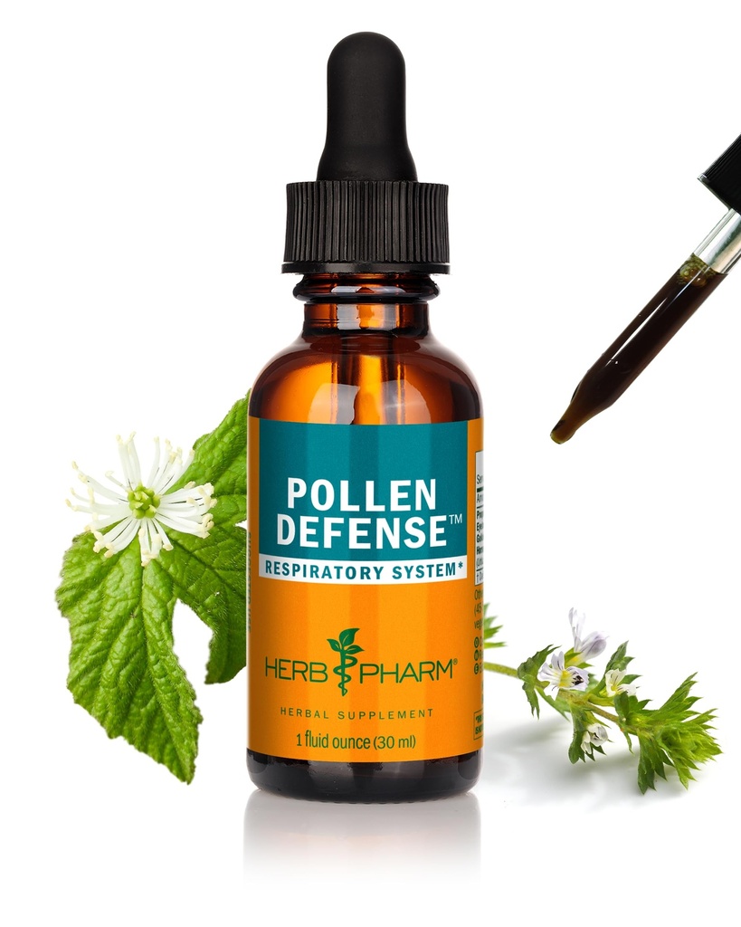 Herb Pharm Pollen obrany Tekutý bylinný vzorec pre podporu respiračného systému - 1 Ounce (FEYE01)