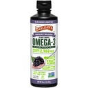Barlean's Vegan Omega 3 6 9 Ľanový olej Liquid Supplement, BlackBerry Smoothie, Ľan Seed Oil, 2,968 mg ALA Mastné kyseliny, non-GMO a Gluten Free, 16 oz