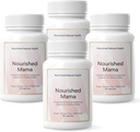 Vyživená mama prenatálny multivitamín - Vegan Multivitamín pre predkoncepciu, Tehotenstvo, popôrodné a dojčenie - bez železa s Metylovaným folátom a vysokou dávkou cholínu - 360 kapsúl