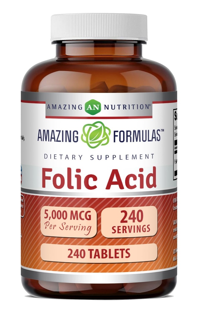 Amazing Formules Folic Acid Supplement 