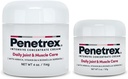 Penetrex Joint & Muscle Therapy Duo - Upokojujúca úľava pre chrbát, krk, ruky, nohy a nervy - Rub s Arnica, vitamín B6 MSM & Boswellia - 2oz, 4oz