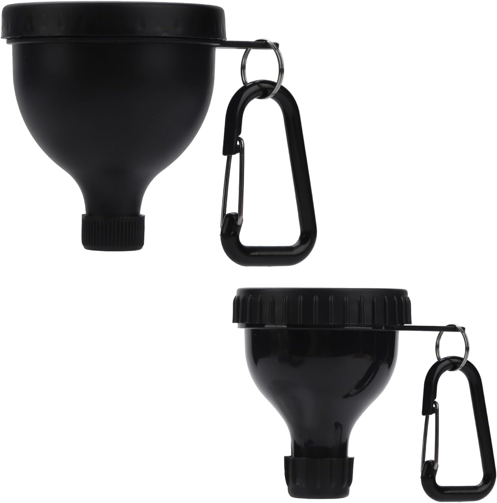 2 ks Proteín prášok Kontajner, Prenosný Proteín prášok Cestný kontajner, Proteín prášok Funnel, Fľaša s vodou pre prášok zmesi, Pred tréningu/Gym Supplement Funnel Keychain (50ml+100ml)
